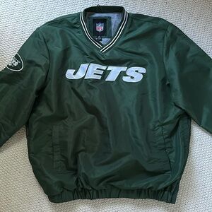NWT Jets pullover windbreaker